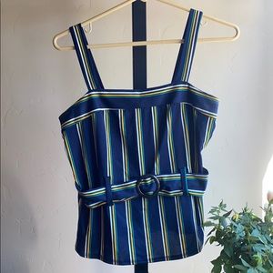 Blue Striped Tank